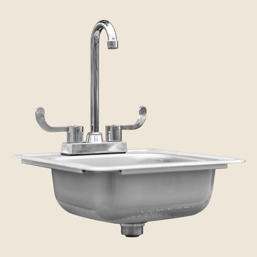 Summerset 15" x 15" Drop-in Sink - Image 3