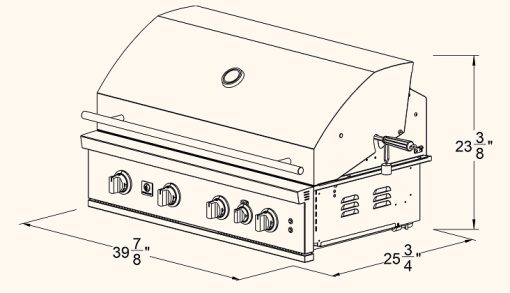 Summerset Outdoor Cooking 40" TRL Pro Grill - Image 15