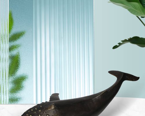 The Light Garden Resin Bronze Whale