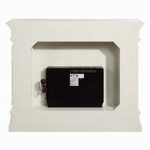Acme Vanaheim Antique White Fireplace - Image 5