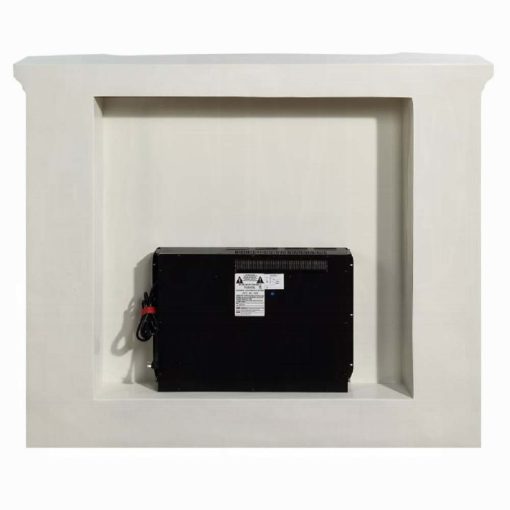 Acme Adara Antique White Fireplace - Image 6