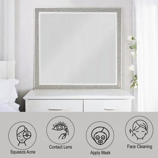 Acme Sliver fluff Mirrored & Champagne Mirror - Image 6