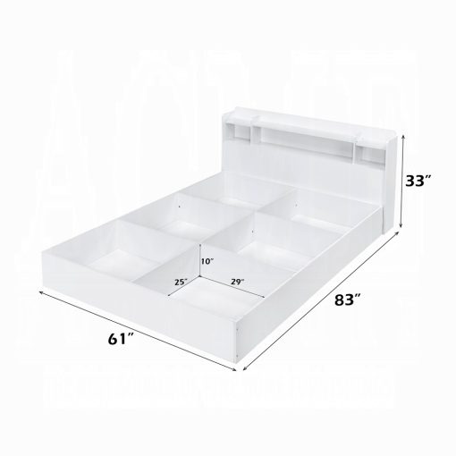 Acme Perse White Queen Bed with Storage - Image 7