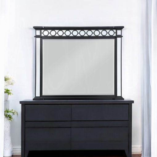 Acme Black & Sliver Varian II Mirror - Image 6