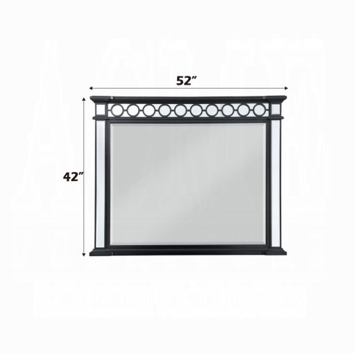 Acme Black & Sliver Varian II Mirror - Image 4