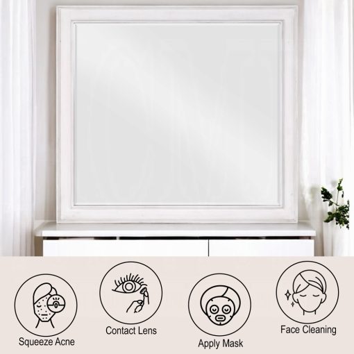 Acme Katia Rustic Gray & Weathered White Mirror - Image 5