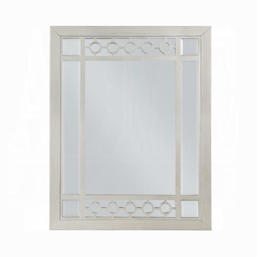Acme Varian Silver & Mirrored Mirror - Image 2