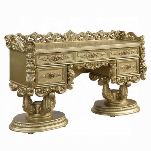 Acme Bernadette Gold Vanity Desk - Image 2