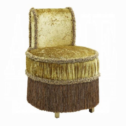 Acme Bernadette Gold Vanity Stool - Image 2