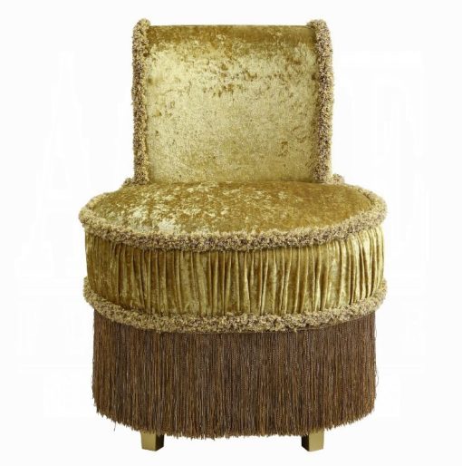 Acme Bernadette Gold Vanity Stool - Image 3