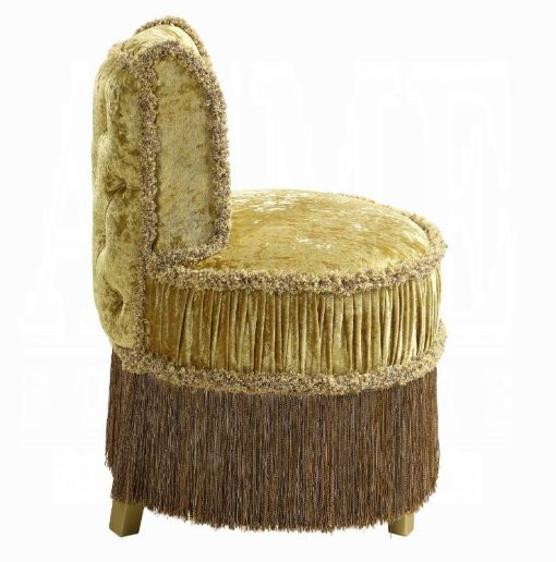 Acme Bernadette Gold Vanity Stool - Image 4