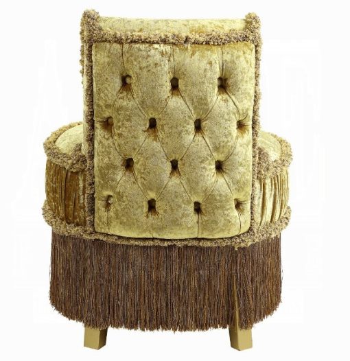 Acme Bernadette Gold Vanity Stool - Image 5