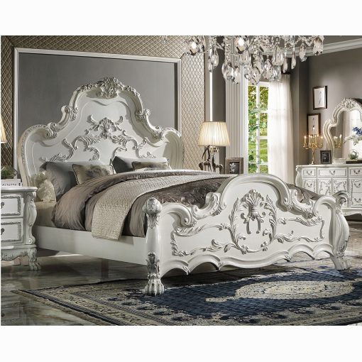 Acme Dresden Bone White Bed
