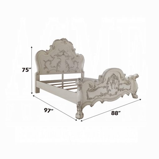 Acme Dresden Bone White Bed - Image 6