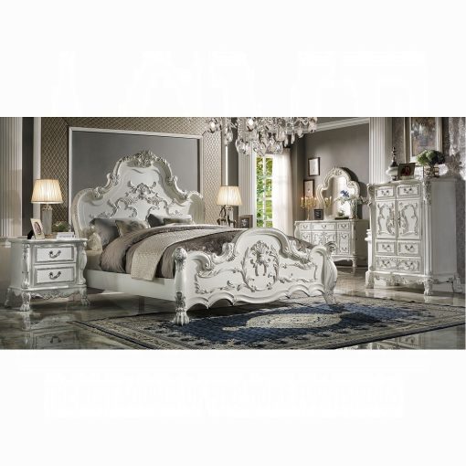 Acme Dresden Bone White Bed - Image 2