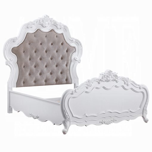 Acme Latisha White Queen Bed - Image 2