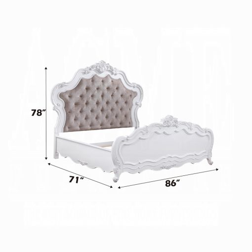 Acme Latisha White Queen Bed - Image 6