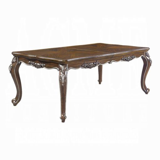 Acme Latisha Antique Oak Composite Wood Dining Table - Image 2