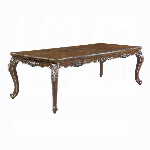 Acme Latisha Antique Oak Composite Wood Dining Table - Image 4