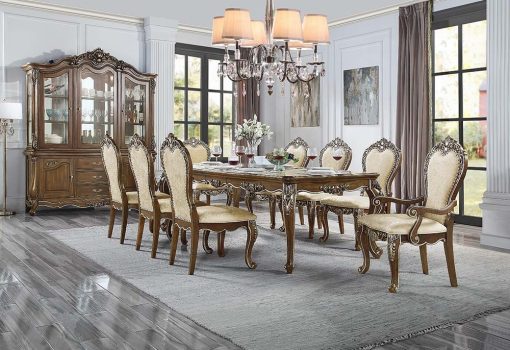 Acme Latisha Antique Oak Composite Wood Dining Table