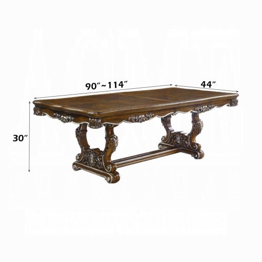 Acme Latisha Antique Oak Dining Table - Image 8