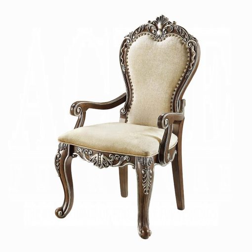 Acme Latisha Antique Oak Arm Chair - Set of 2
