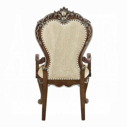 Acme Latisha Antique Oak Arm Chair - Set of 2 - Image 4