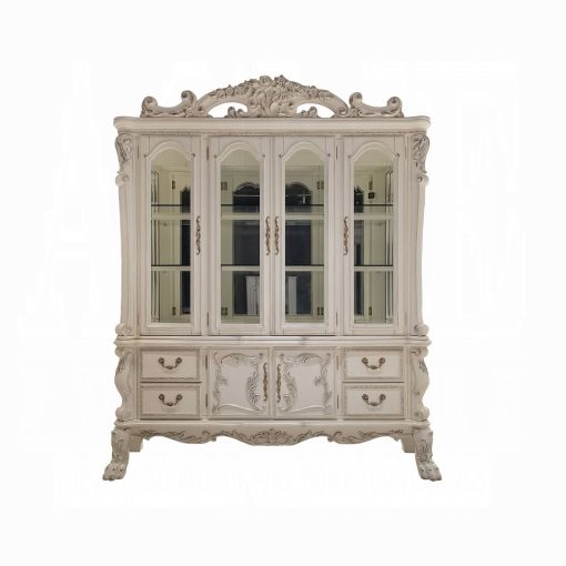 Acme Dresden Bone White Buffet & Hutch - Image 2