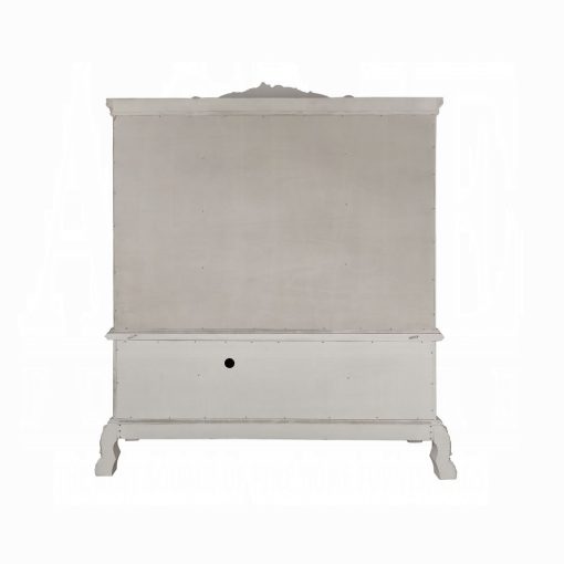 Acme Dresden Bone White Buffet & Hutch - Image 5