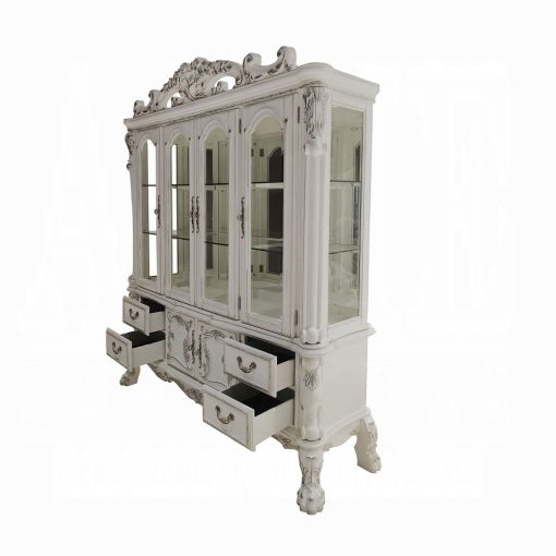 Acme Dresden Bone White Buffet & Hutch - Image 6
