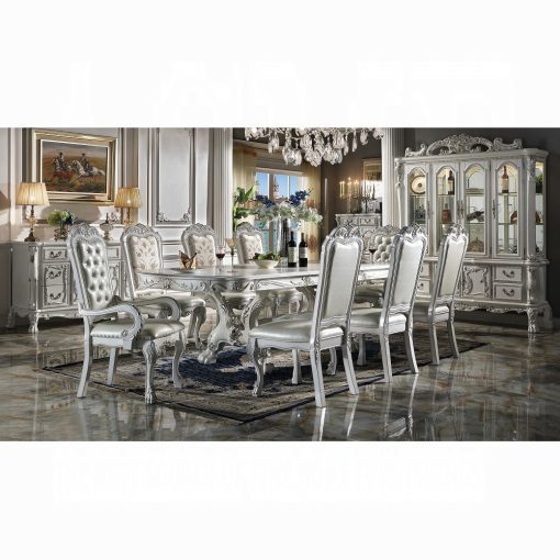Acme Dresden Bone White Buffet & Hutch