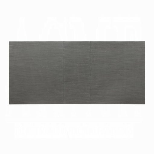 Acme Katia Rustic Gray & Weathered White Dining Table with Leaf - Image 6