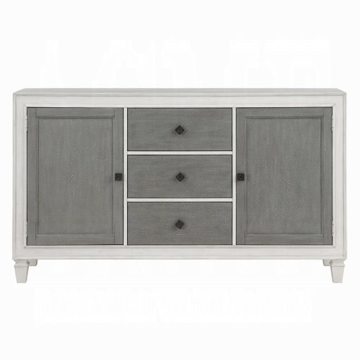 Acme Katia Rustic Gray & Weathered White Server - Image 3