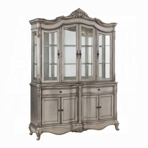 Acme Ariadne Antique Platinum Hutch & Buffet - Image 2