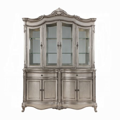 Acme Ariadne Antique Platinum Hutch & Buffet - Image 3