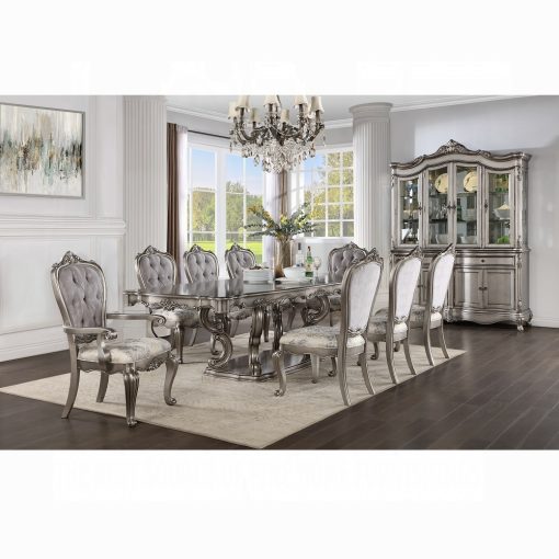 Acme Ariadne Antique Platinum Hutch & Buffet - Image 5
