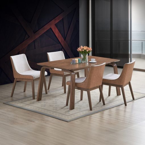 Acme Ginny Walnut Dining Table - Image 6