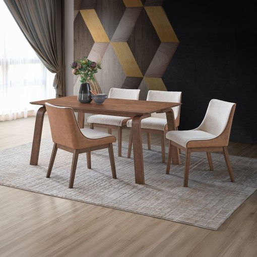 Acme Ginny Walnut Dining Table - Image 8