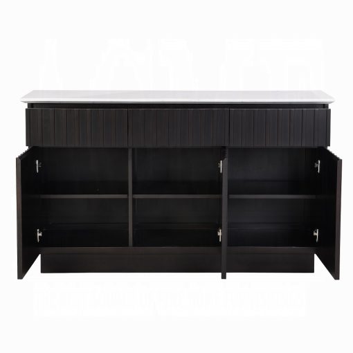 Acme Jaramillo Engineering Marble Top & Black Server - Image 4
