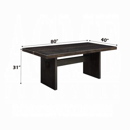 Acme Jaramillo Black Dining Table - Image 5