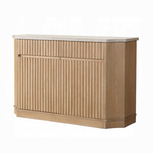 Acme Qwin Marble Top & Oak Server - Image 2
