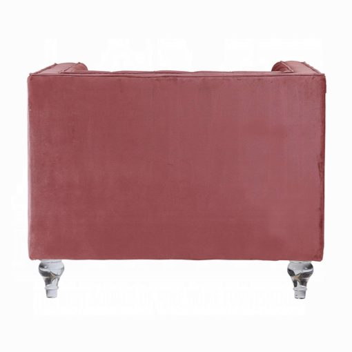 Acme Heibero II Composite Wood Upholstery Chair - Image 6