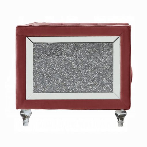 Acme Heibero II Composite Wood Upholstery Chair - Image 7