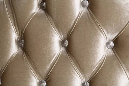 Acme Vanaheim Fabric & Antique White Sofa with 7 Pillows - Image 5