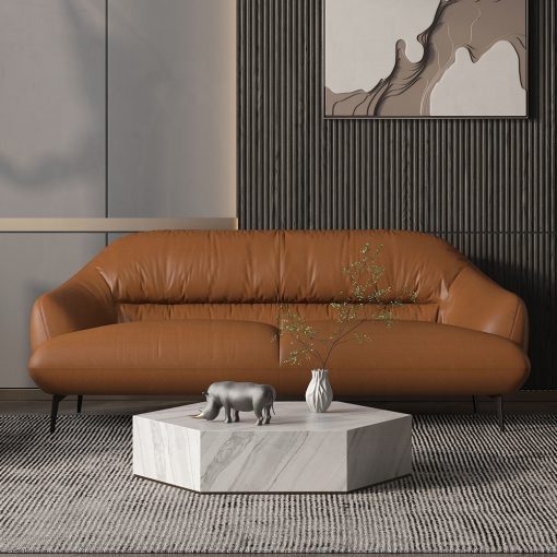 Acme Leonia Cognac Leather Sofa