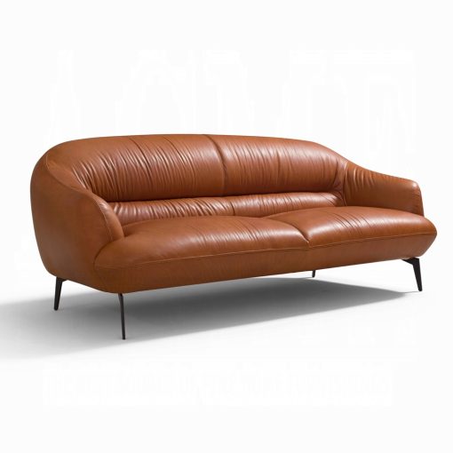 Acme Leonia Cognac Leather Sofa - Image 2