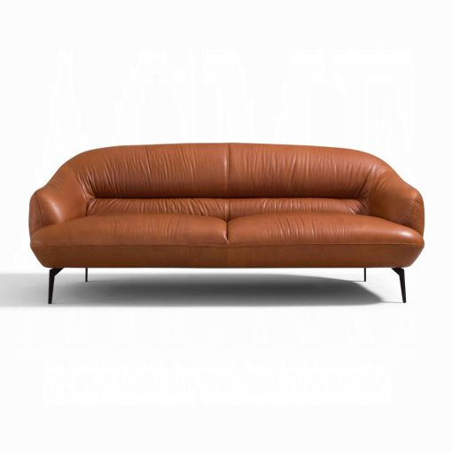 Acme Leonia Cognac Leather Sofa - Image 3