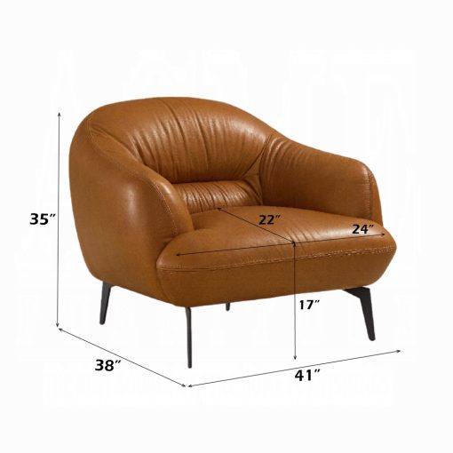 Acme Leonia Upholstery Chair - Image 7