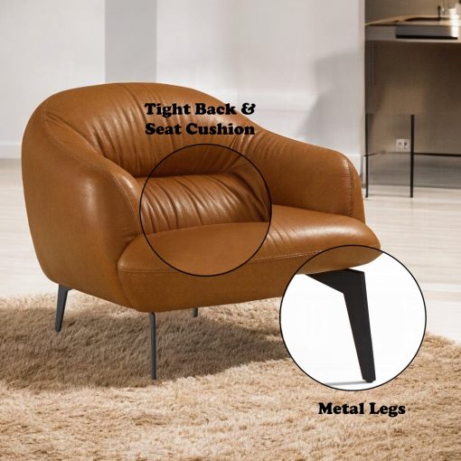 Acme Leonia Upholstery Chair - Image 5