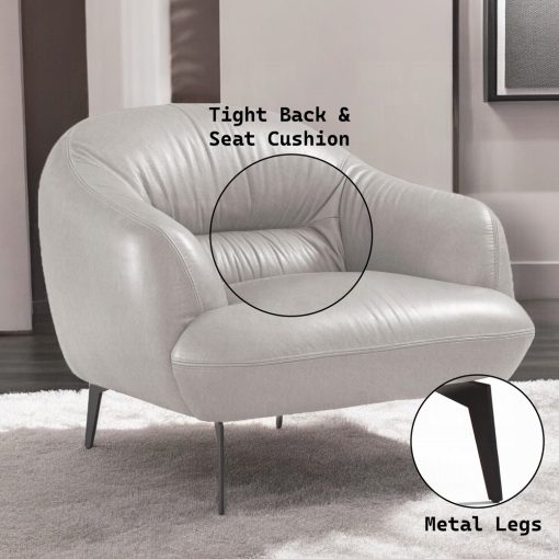 Acme Leonia Upholstery Chair - Image 11